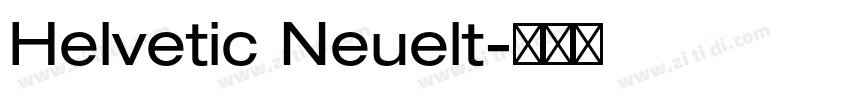 Helvetic Neuelt字体转换